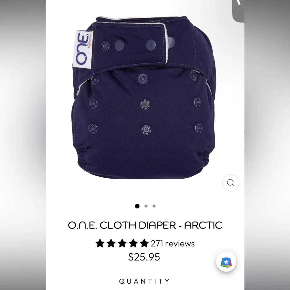 Reusable Cloth Diaper Cover Bundle - Navy, Cream, Light Blue, Sage